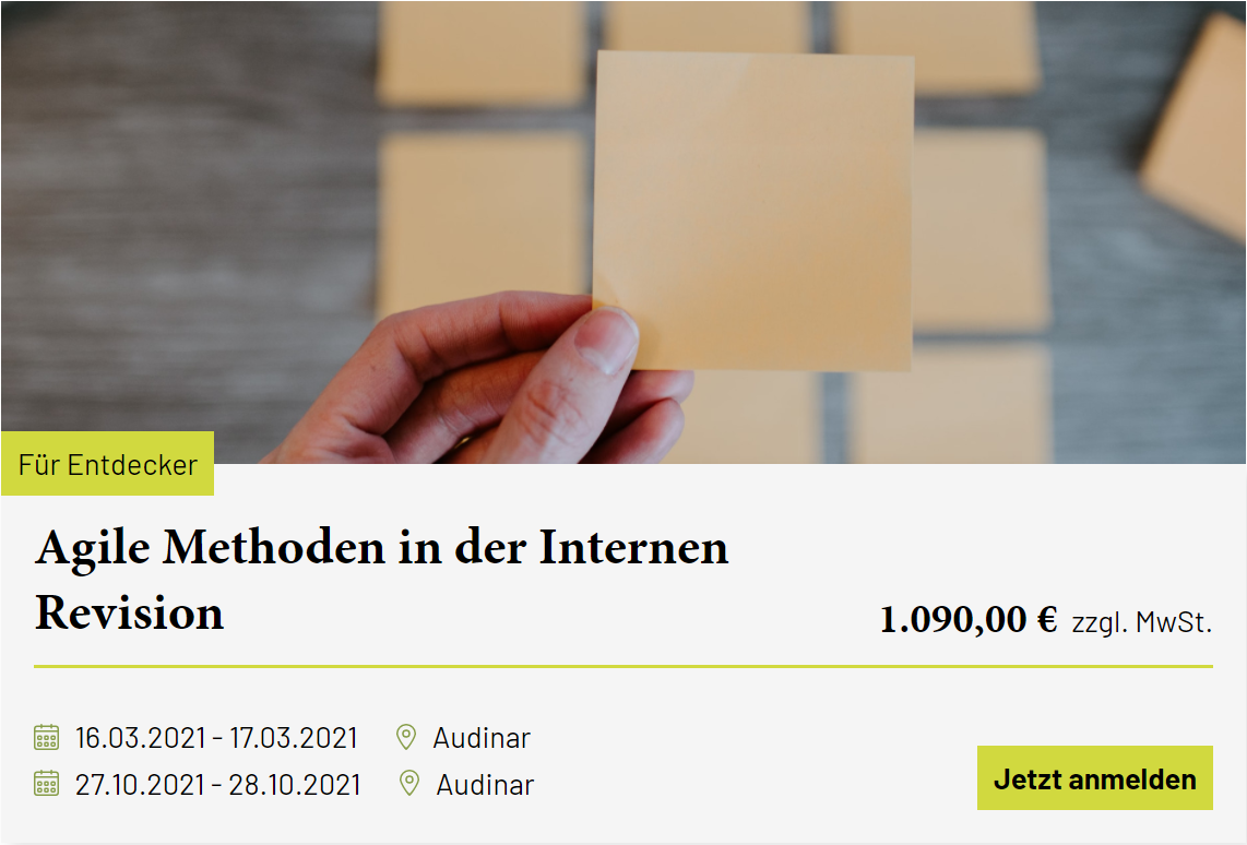 Audinar - Agile Methoden