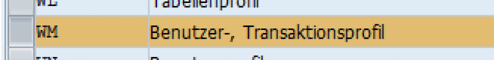 Auswählbare Parameter